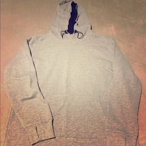 Men’s Grey Longline Hoodie Size M